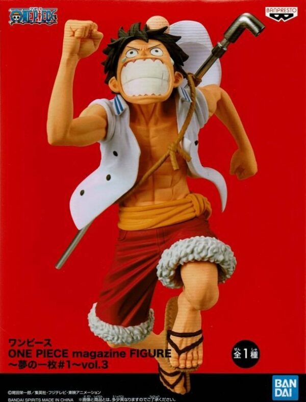 Figura One Piece Magazine Monkey D Luffy Mundo Manga