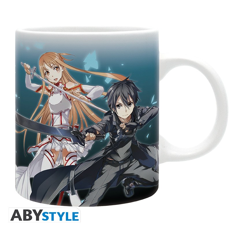 dv6385 Sword Art Online Asuna Kirito hermosas Anime Manga Arte 32 x 24  imprimir CARTEL