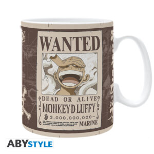 TAZA LUFFY WANTED